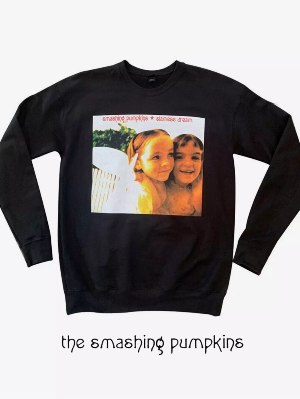Smashing Pumpkins 'Siamese Dream' Black Graphic Sweatshirt